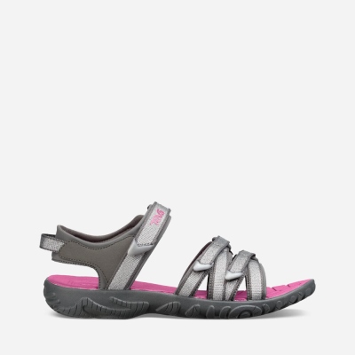 Teva Tirra - Kids' Teva Hiking Sandals - Silver / Rose | India (OYRK58709)